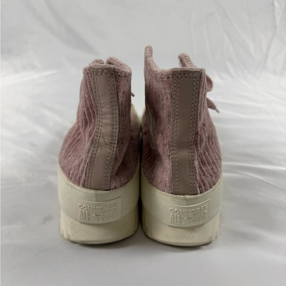 Converse Run Star Hike Platform High Top Sneakers Corduroy Pink Women’s 10.5 - Picture 3 of 6